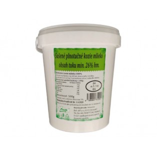SUŠENÉ PLNOTUČNÉ KOZIE MLIEKO 500G