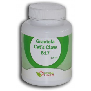 Graviola + Cat´s Claw /Mačací pazúr/+ B17 100 ks