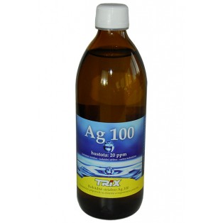 Koloidné striebro Ag100 500 ml 20 ppm 